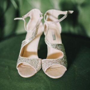 Women’s Stylish Glitter Heels | Elegant Party & Wedding Wear Sandals